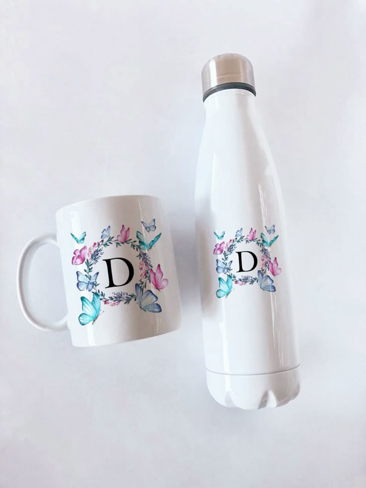 Personalized bottle and mug set